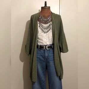 GAP Olive Cardigan
